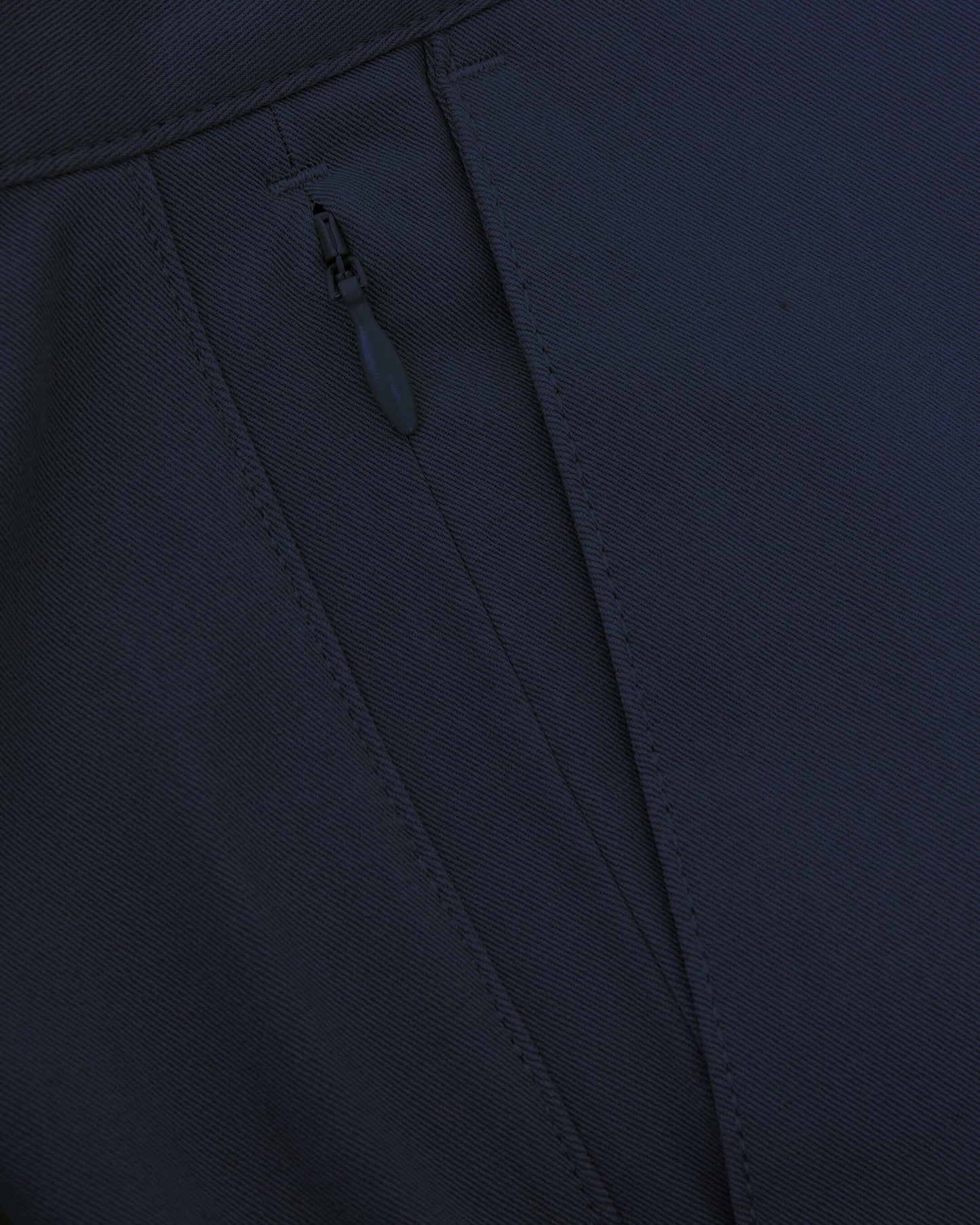 Marineblå Smal Twill Chinosbukse