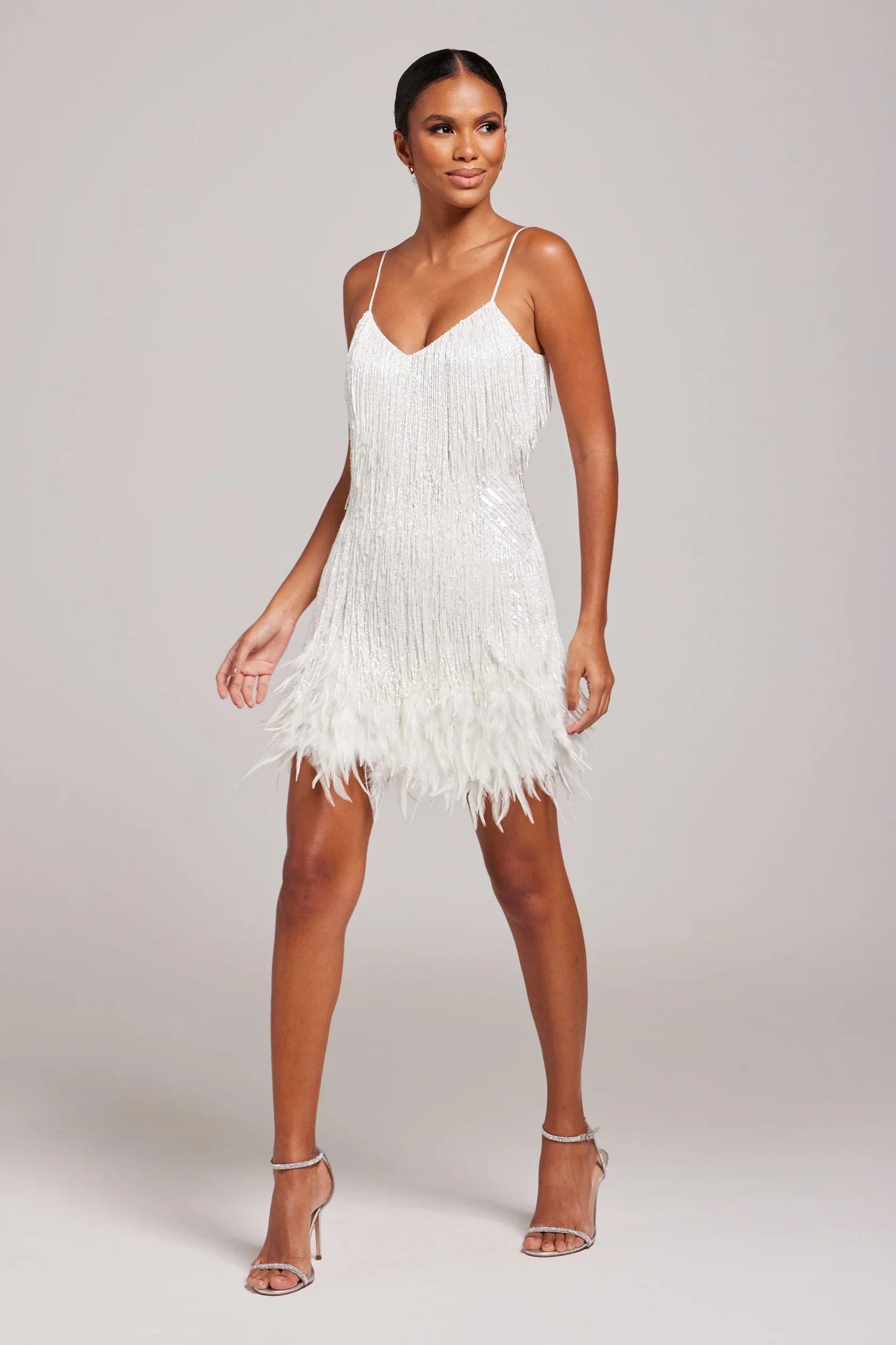 Sofia Feather Mini Kjole