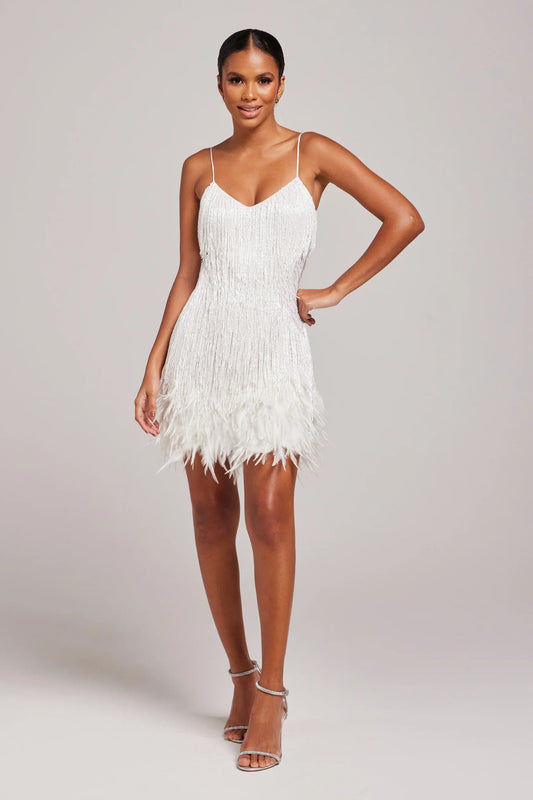 Sofia Feather Mini Kjole