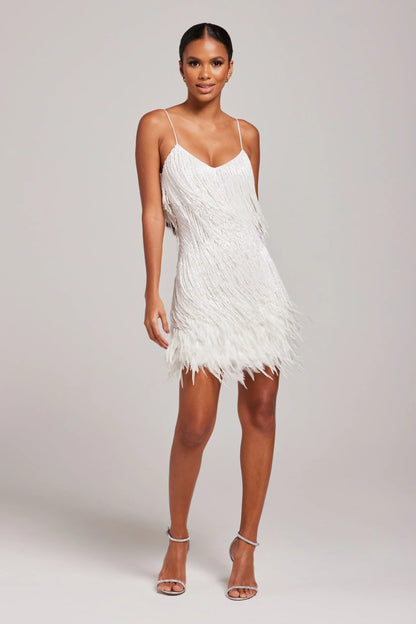 Sofia Feather Mini Kjole