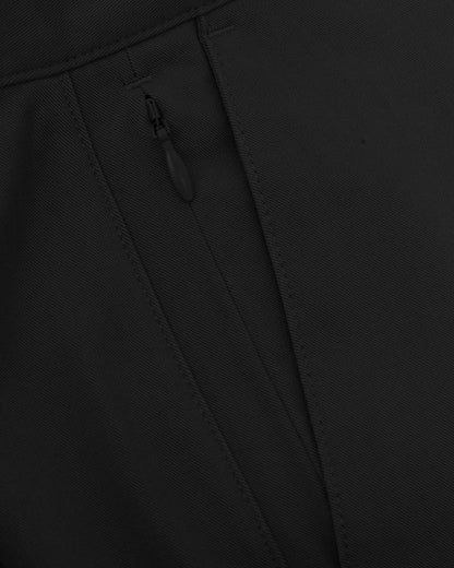 Svart Smal Twill Chinosbukse