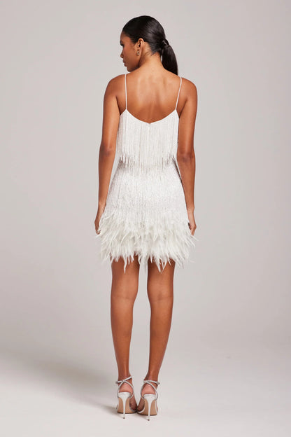 Sofia Feather Mini Kjole