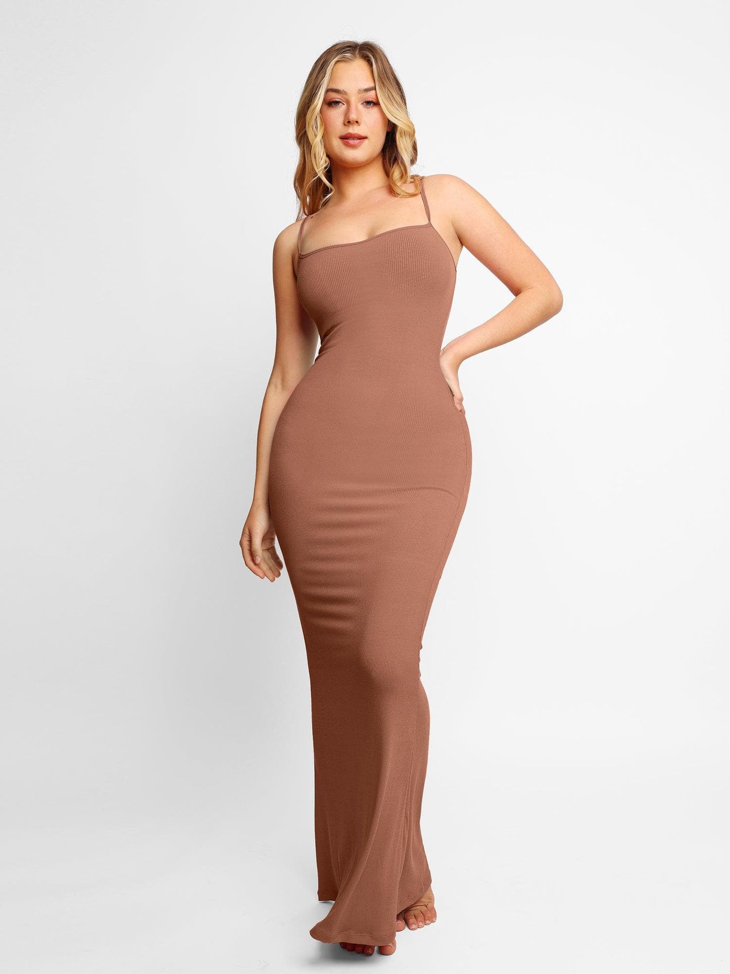 Emma | Shapewear Modal Slankende Maxi Slipkjole