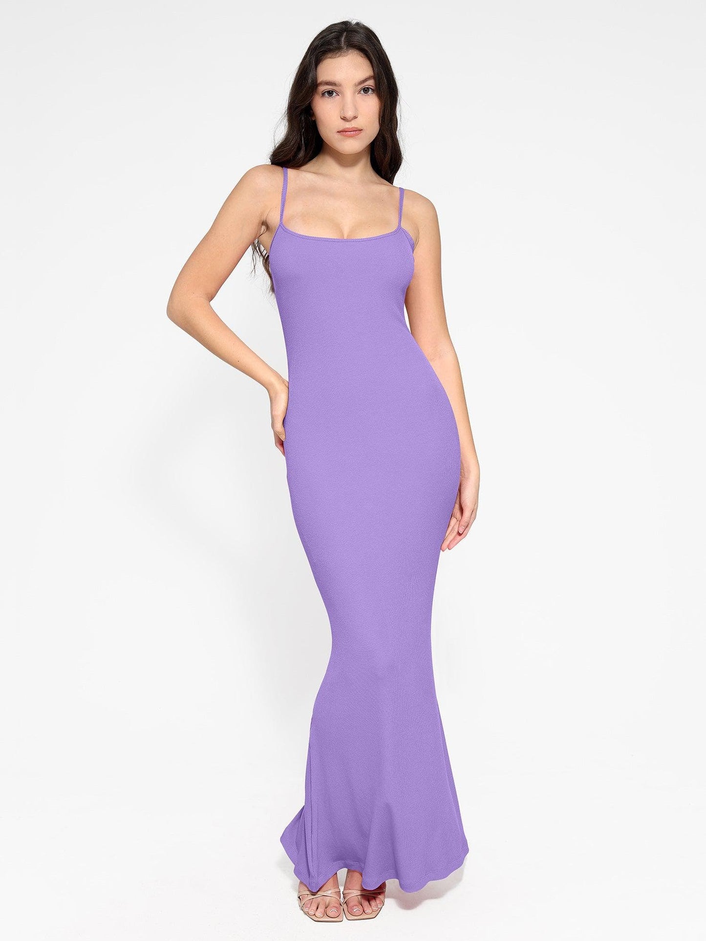Emma | Shapewear Modal Slankende Maxi Slipkjole